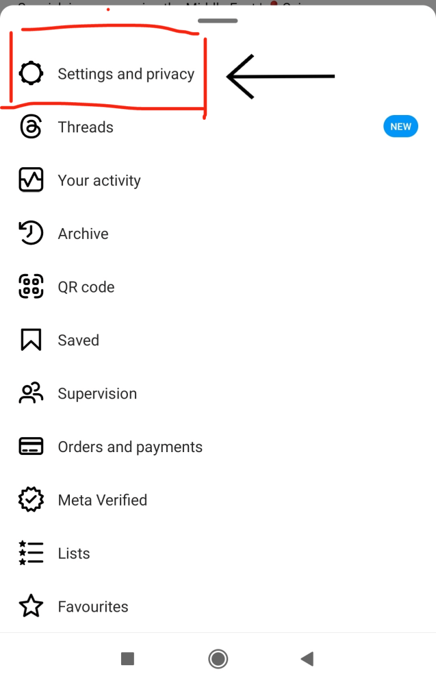 Bloquear en Ajustes - Paso 2