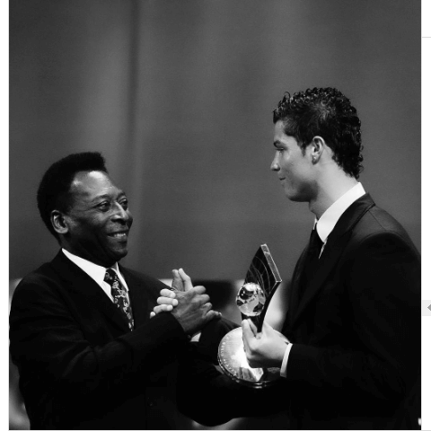 CR7 se despide de Pelé