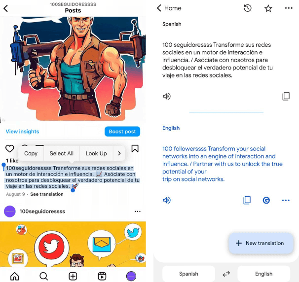 Cómo copiar texto de una captura de pantalla en iPhone