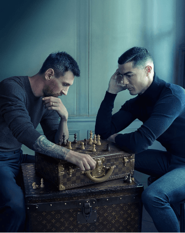 Cristiano y Messi para Louis Vuitton