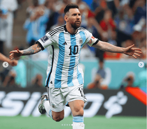 Messi en el Mundial de Qatar