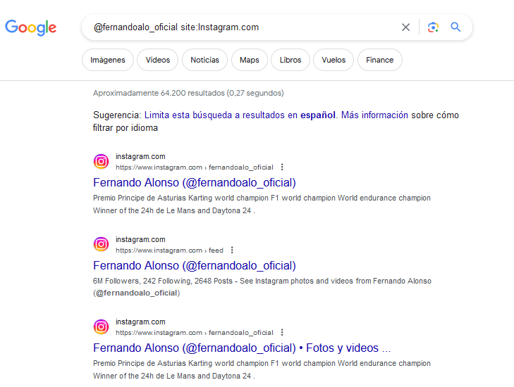 Buscar los comentarios de cualquier persona 1